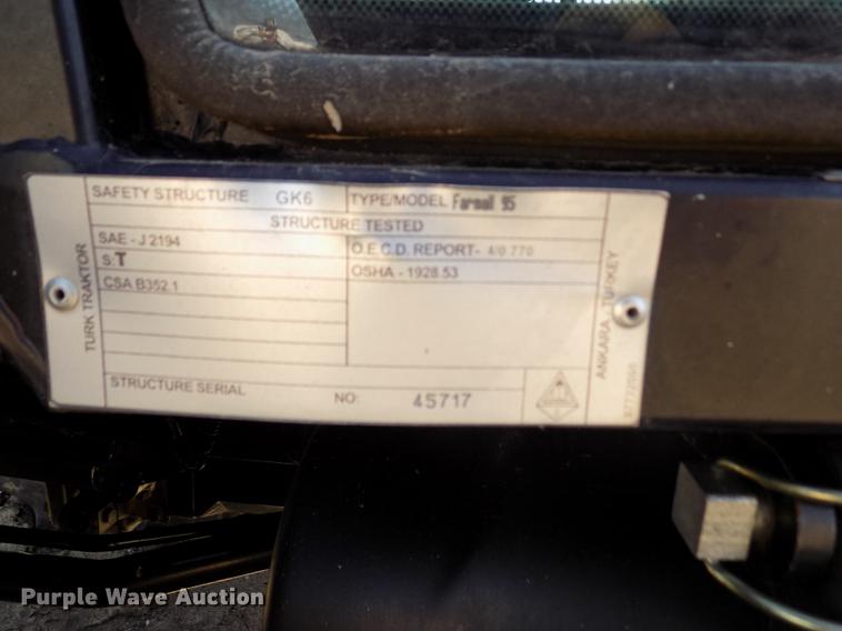 image for item FA9620 2009 Case IH Farmall 95 MFWD tractor