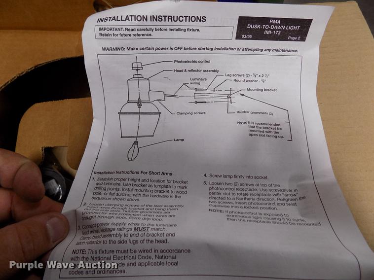 image for item FA9646 (21) Cooper HPS security lights