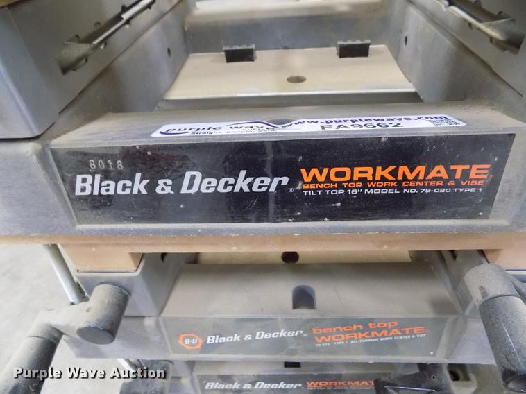image for item FA9662 (6) Black & Decker Workmate bench top work centers and vises