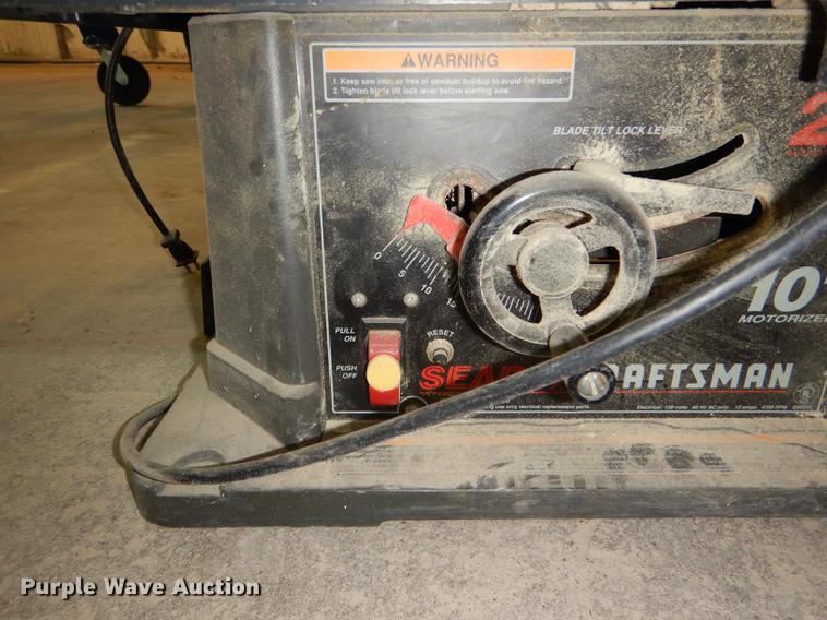 image for item FK9025 Craftsman 10" table saw