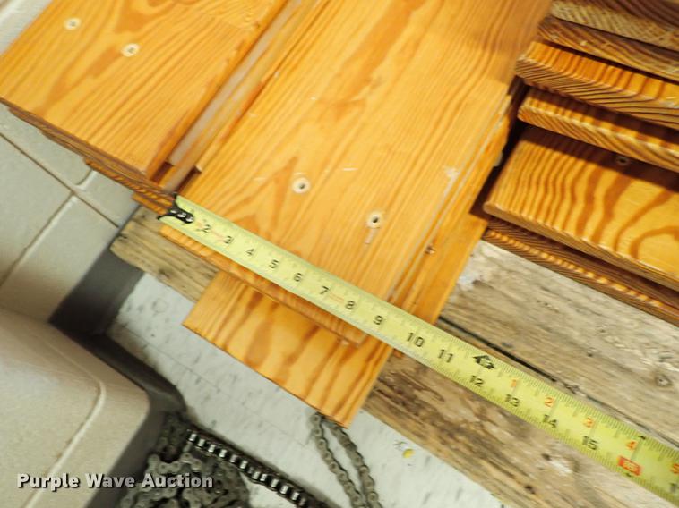 image for item FN9990 Approximately 60 pine bleacher boards