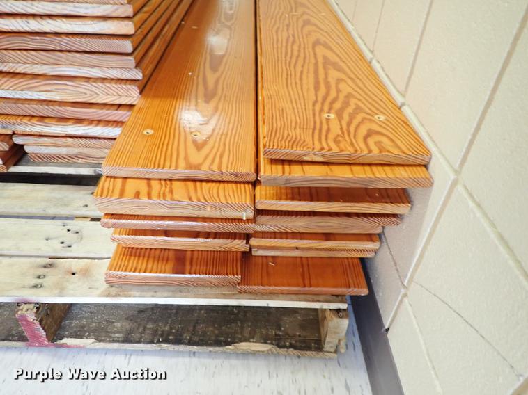 image for item FN9990 Approximately 60 pine bleacher boards