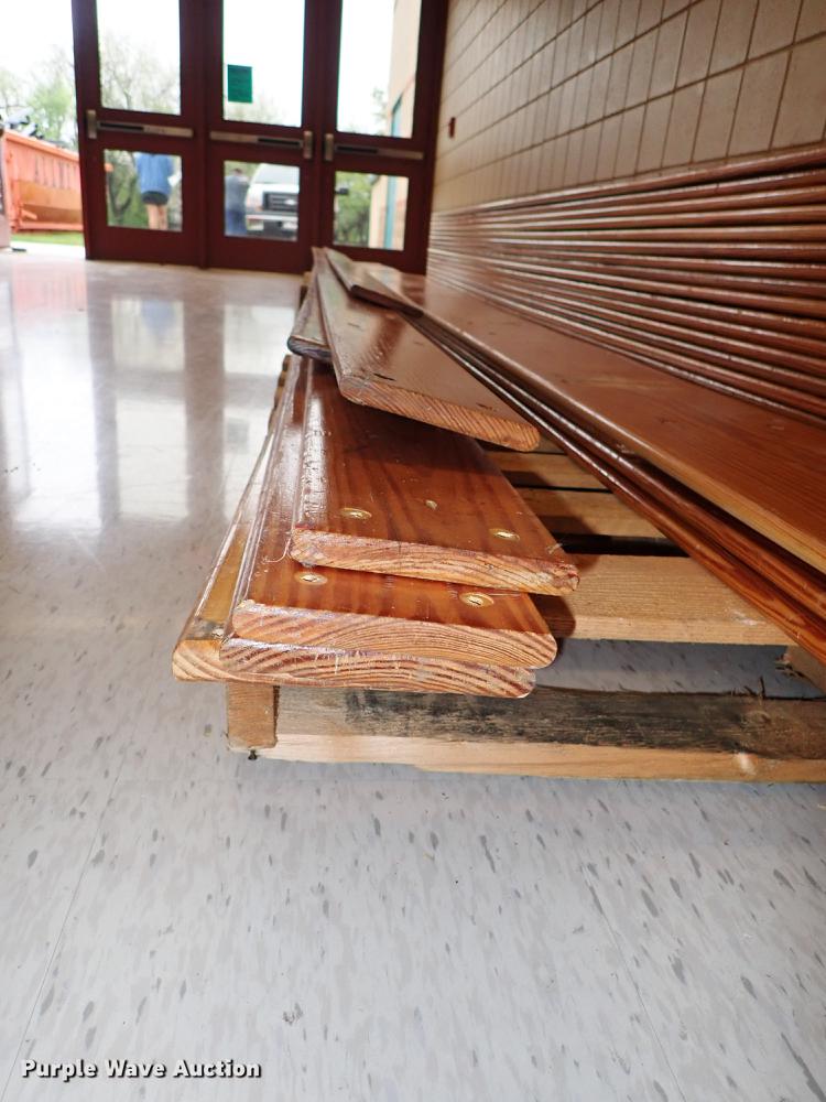 image for item FN9991 Approximately 29 pine bleacher boards