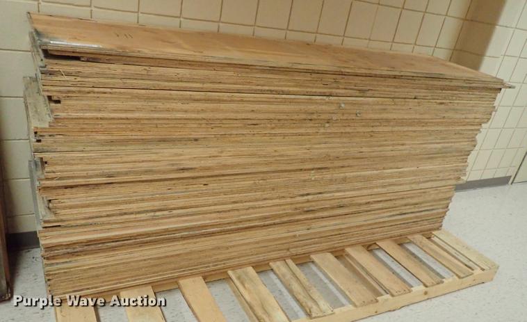 image for item FN9992 Approximatley 60 pieces of plywood