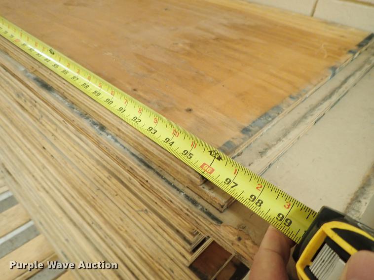 image for item FN9992 Approximatley 60 pieces of plywood