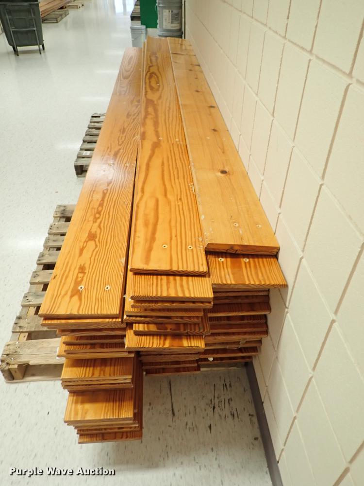 image for item FN9994 Approximately 90 pine bleacher boards