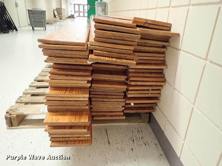 image for item FN9994 Approximately 90 pine bleacher boards