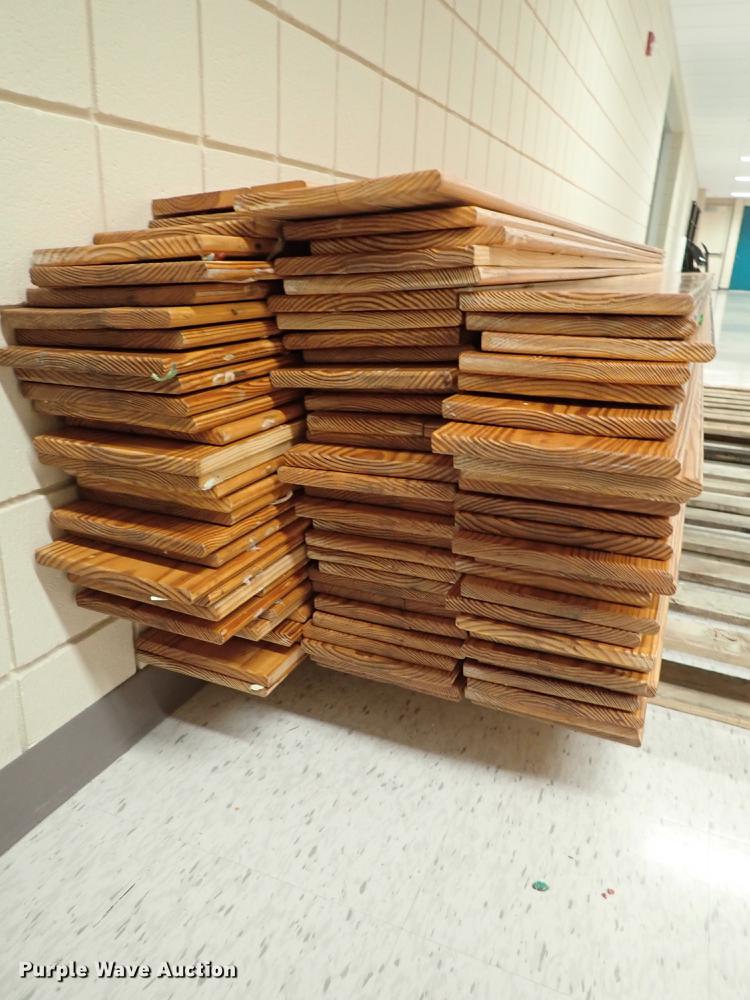 image for item FN9994 Approximately 90 pine bleacher boards