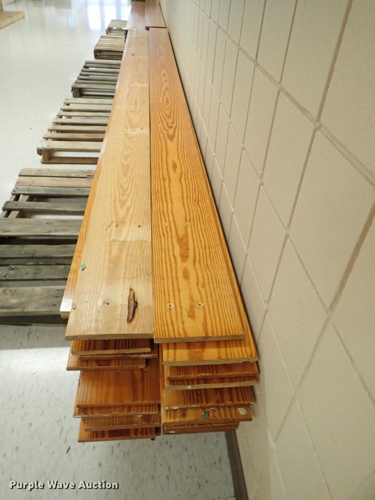 image for item FN9995 Approximately 35 pine bleacher boards