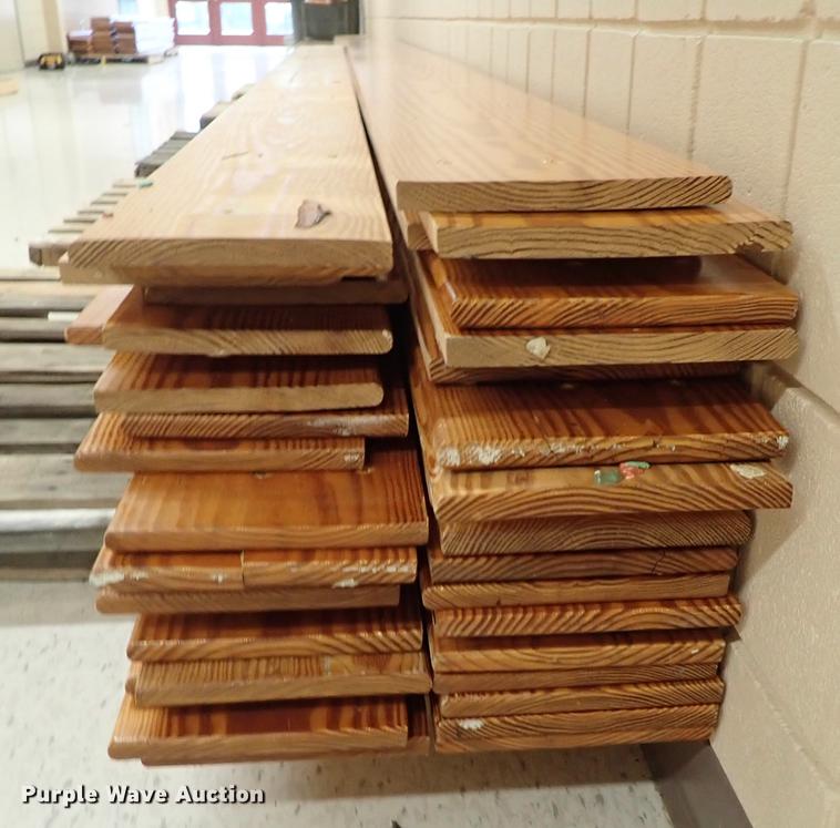 image for item FN9995 Approximately 35 pine bleacher boards