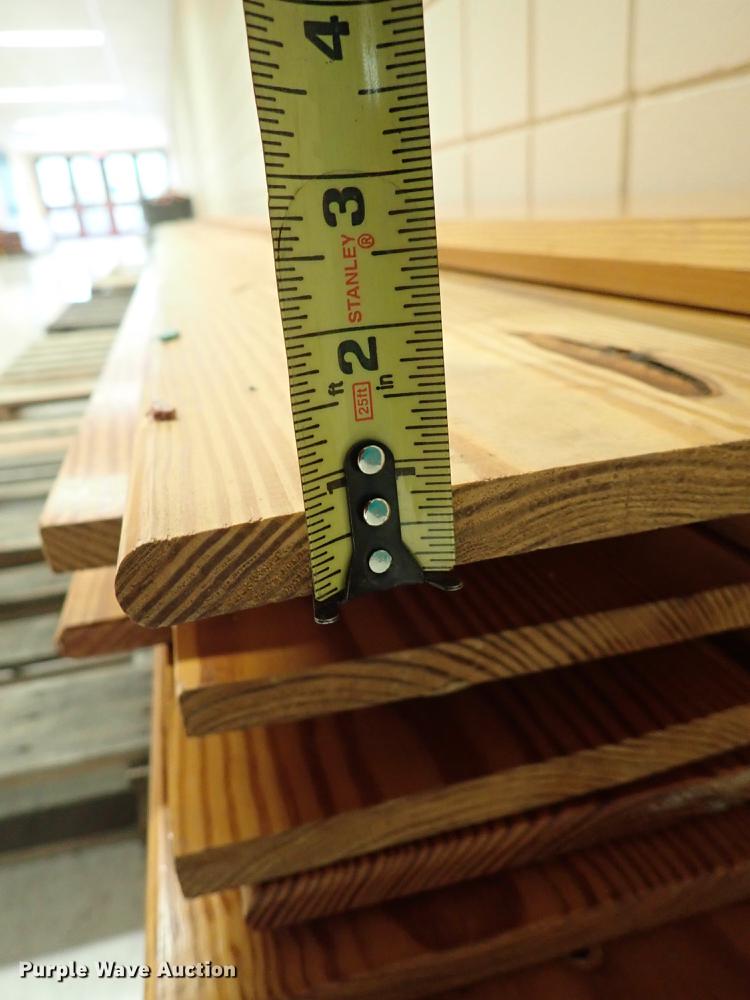 image for item FN9995 Approximately 35 pine bleacher boards