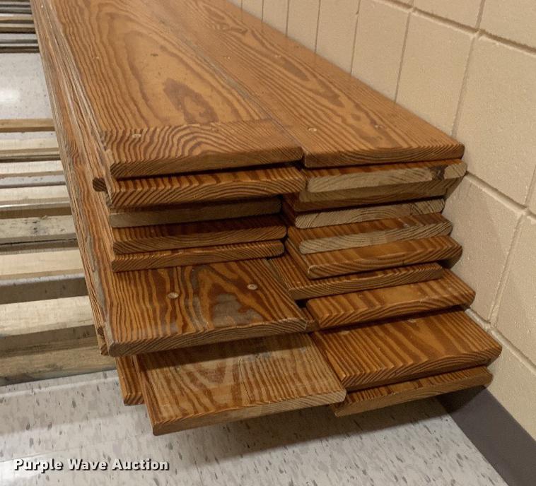 image for item FN9996 Approximately 26 pine bleacher boards