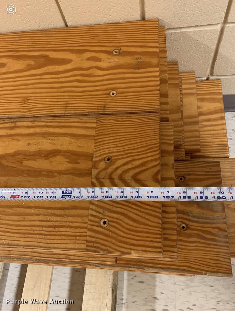 image for item FN9996 Approximately 26 pine bleacher boards