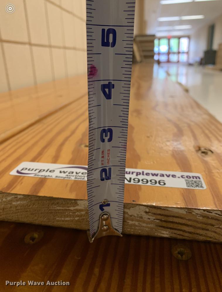 image for item FN9996 Approximately 26 pine bleacher boards