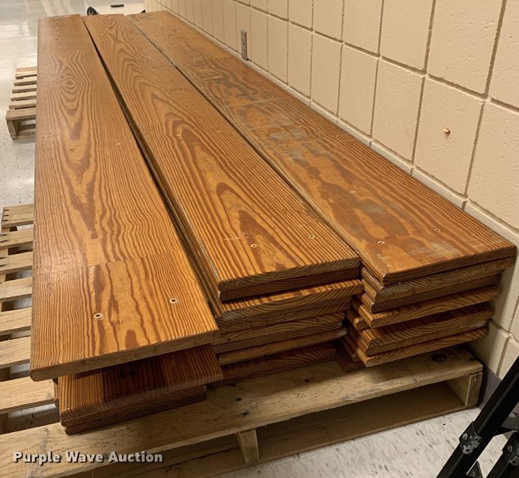 image for item FN9997 Approximately 33 pine bleacher boards