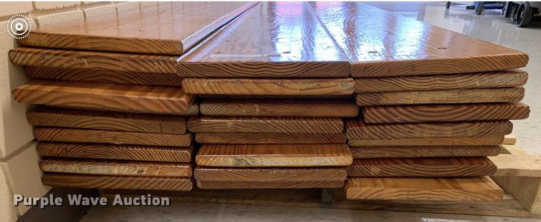 image for item FN9998 Approximately 28 pine bleacher boards