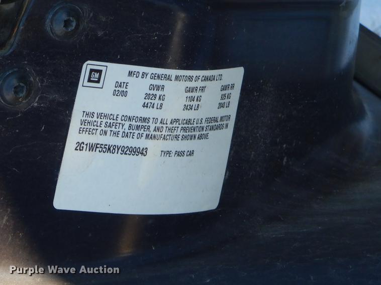 image for item FQ9748 2000 Chevrolet Impala