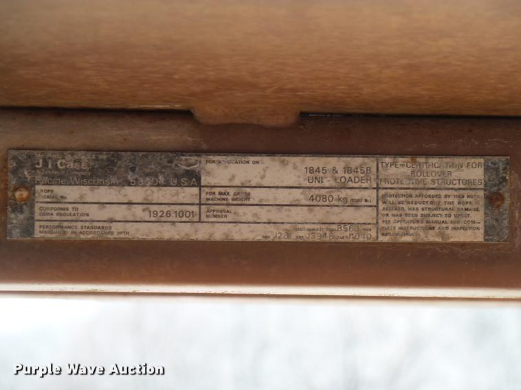 image for item L5741 1985 Case 1845B skid steer