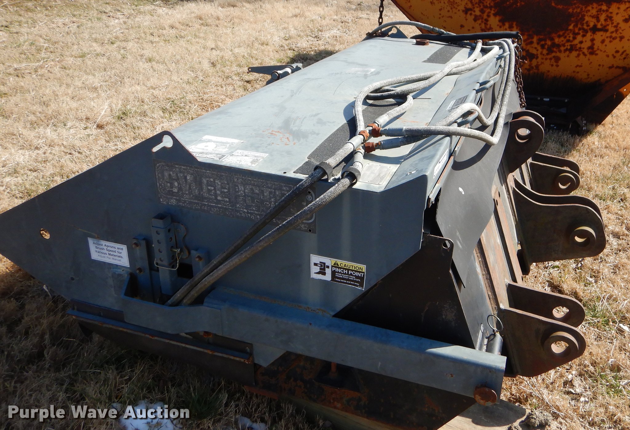 Sweepster HB72CBD skid steer sweeper in Owasso, OK Item EZ9770 sold