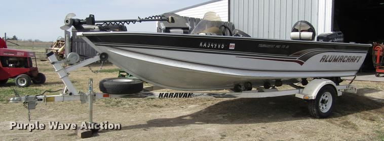 image for item DB4932 1997 Alumacraft Pro 170CS aluminum V-bottom boat