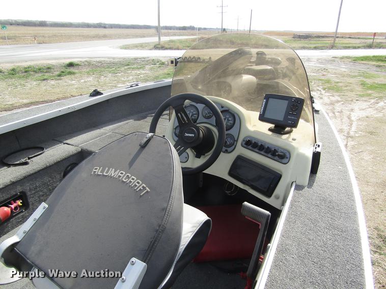 image for item DB4932 1997 Alumacraft Pro 170CS aluminum V-bottom boat