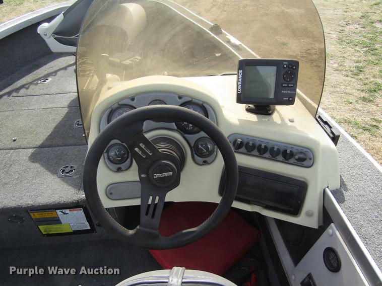 image for item DB4932 1997 Alumacraft Pro 170CS aluminum V-bottom boat