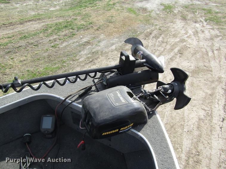 image for item DB4932 1997 Alumacraft Pro 170CS aluminum V-bottom boat