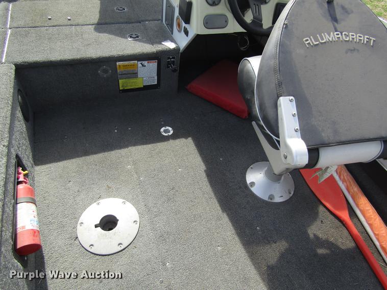 image for item DB4932 1997 Alumacraft Pro 170CS aluminum V-bottom boat