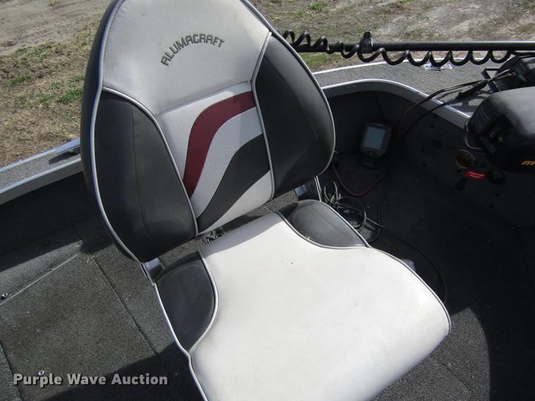 image for item DB4932 1997 Alumacraft Pro 170CS aluminum V-bottom boat