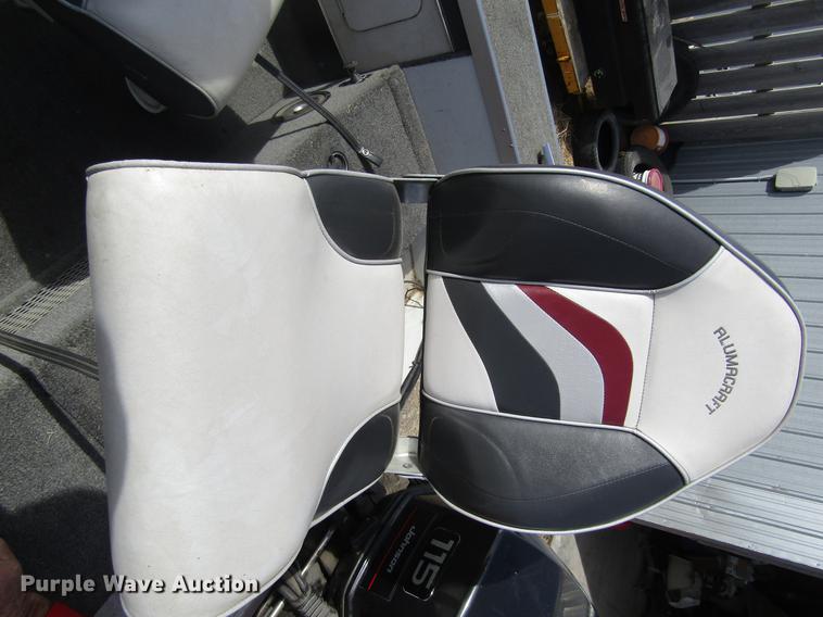 image for item DB4932 1997 Alumacraft Pro 170CS aluminum V-bottom boat