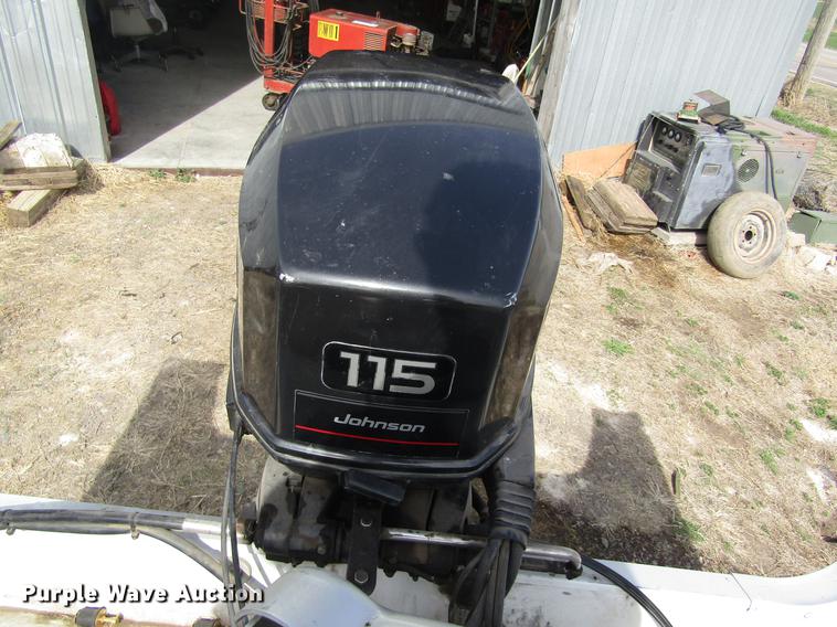 image for item DB4932 1997 Alumacraft Pro 170CS aluminum V-bottom boat