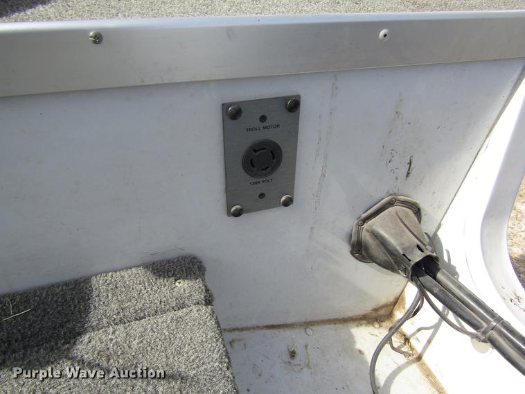 image for item DB4932 1997 Alumacraft Pro 170CS aluminum V-bottom boat