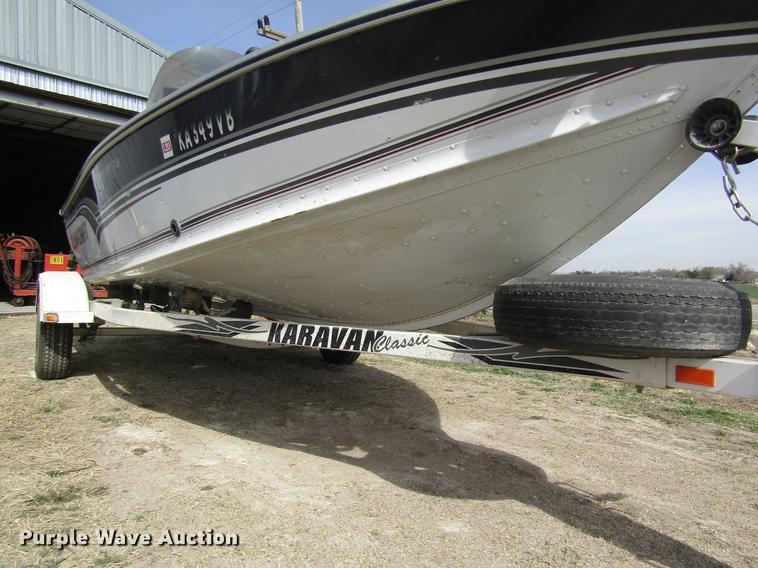 image for item DB4932 1997 Alumacraft Pro 170CS aluminum V-bottom boat