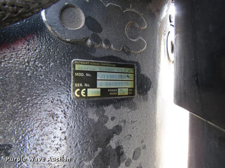 image for item DB4932 1997 Alumacraft Pro 170CS aluminum V-bottom boat