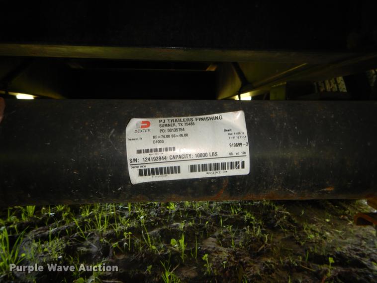 image for item DC0211 2018 PJ Trailers equipment trailer