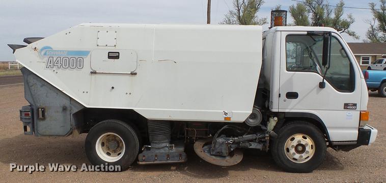 image for item DC5233 1999 Chevrolet W4500 street sweeper truck