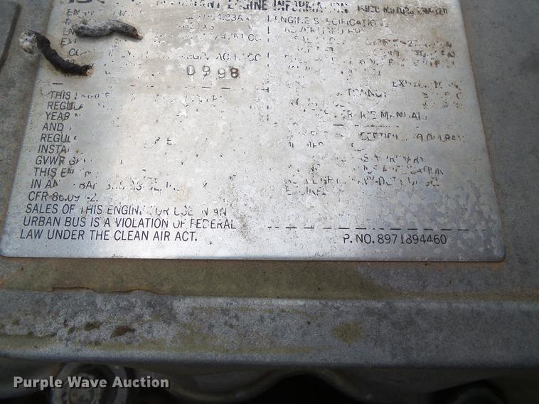 image for item DC5233 1999 Chevrolet W4500 street sweeper truck