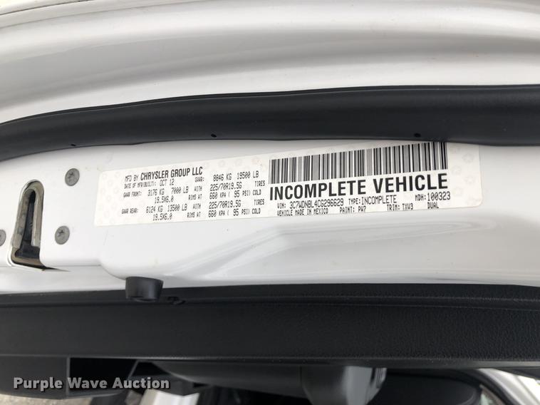 image for item DC8727 2012 Dodge Ram 5500 bucket truck