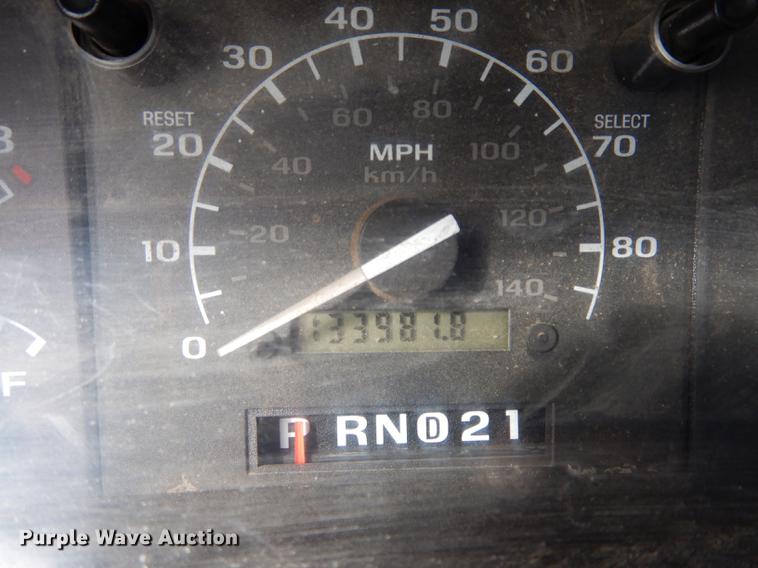 image for item DC8734 1997 Ford F250 flatbed pickup truck