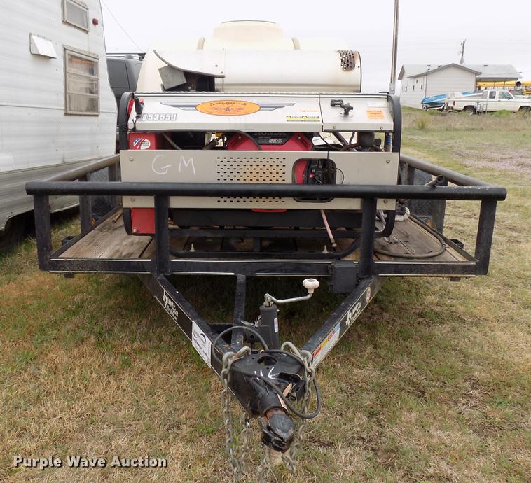 image for item DD3692 2013 Lonestar utility trailer with pressure washer