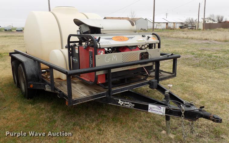 image for item DD3692 2013 Lonestar utility trailer with pressure washer