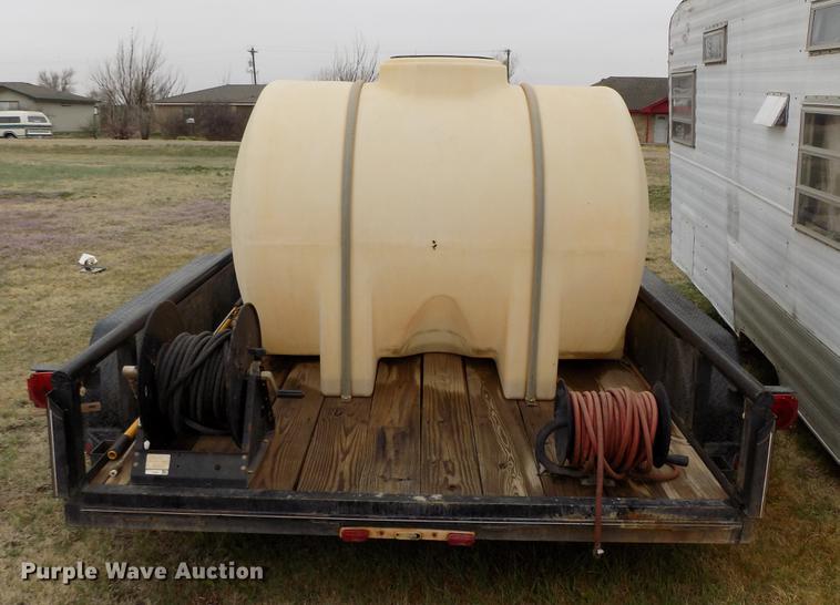 image for item DD3692 2013 Lonestar utility trailer with pressure washer
