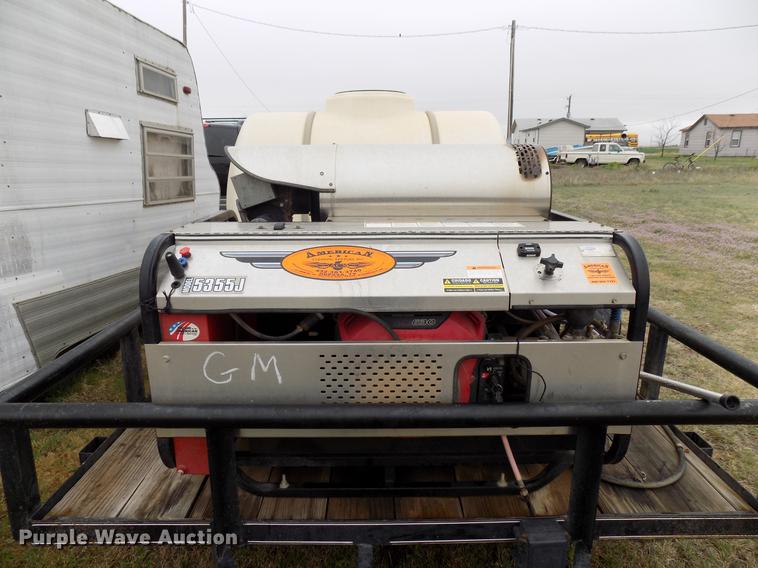 image for item DD3692 2013 Lonestar utility trailer with pressure washer