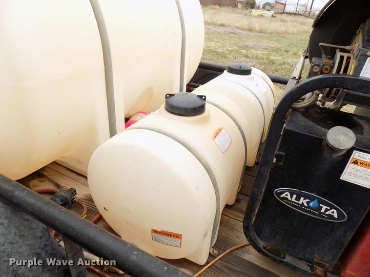 image for item DD3692 2013 Lonestar utility trailer with pressure washer