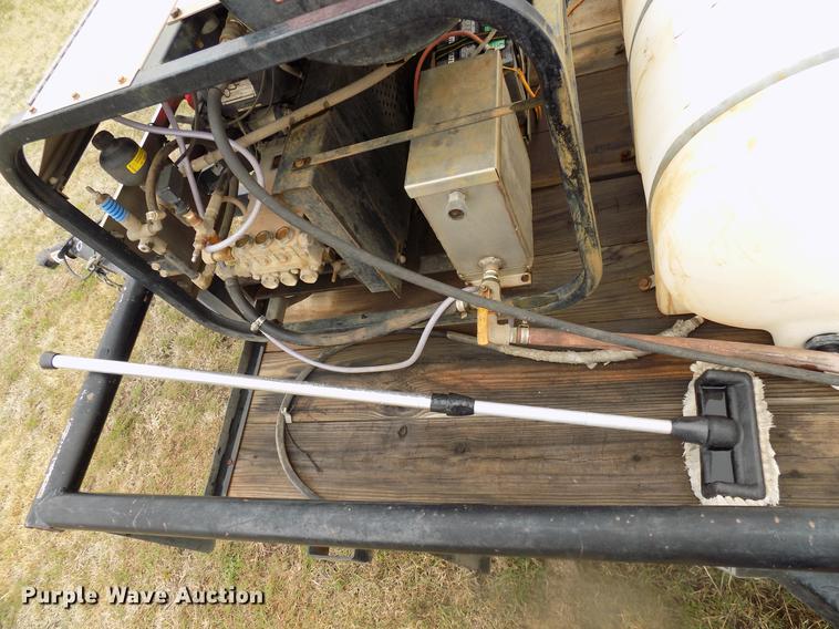 image for item DD3692 2013 Lonestar utility trailer with pressure washer