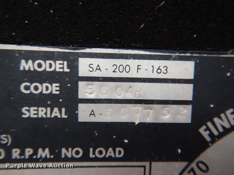 image for item DE3877 Lincoln SA200F163 welder