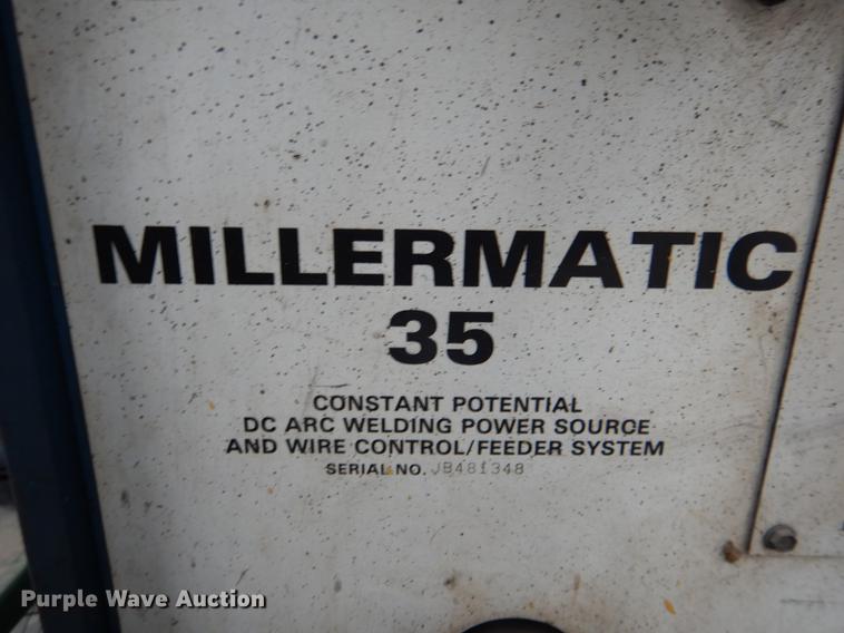 image for item DE3882 Miller Millermatic 35 welder