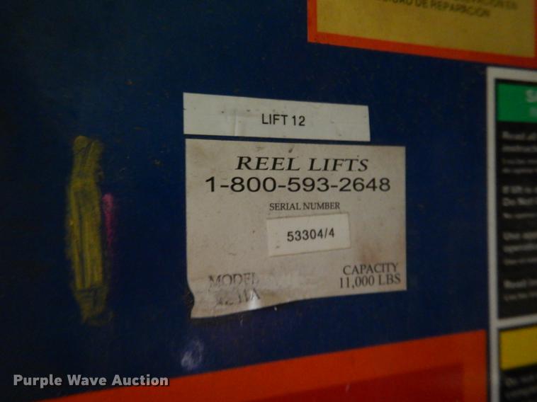 image for item DE3891 Reel Lift 12 two post automotive lift