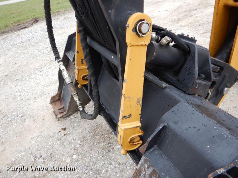 image for item DE6082 Caterpillar BH30 skid steer backhoe attachment