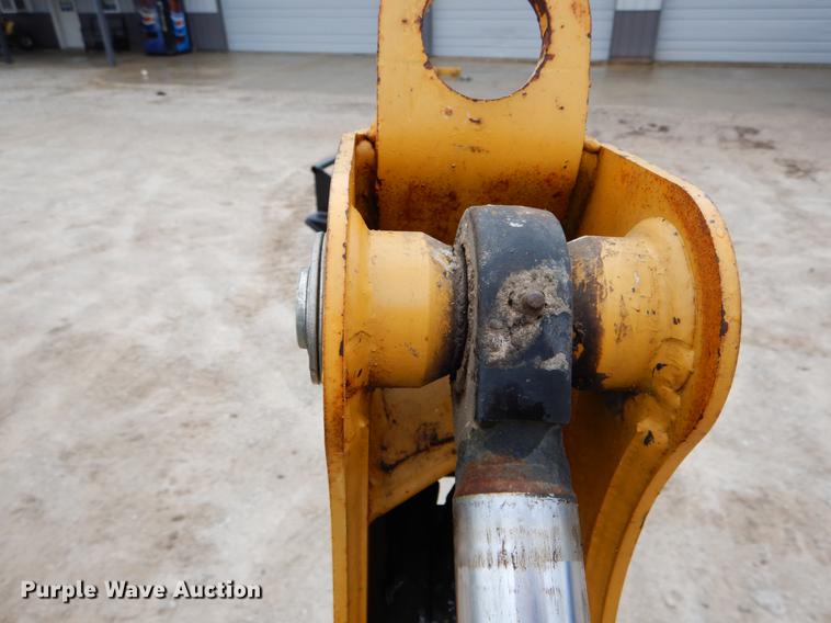 image for item DE6082 Caterpillar BH30 skid steer backhoe attachment